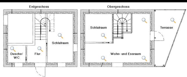 Grundriss-Ferienhaus in Mecklenburg